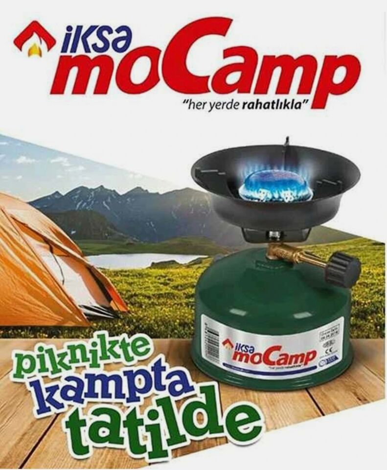 Kamp Ocağı Set Kolay Taşınabilir Denge Aparatlı Çakmak Gazı Hediyeli