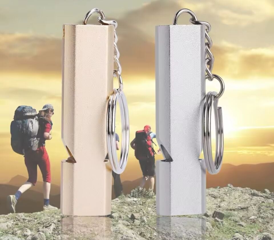 Kamp Deprem Dağcılık Acil Durum Düdüğü Anahtarlıklı