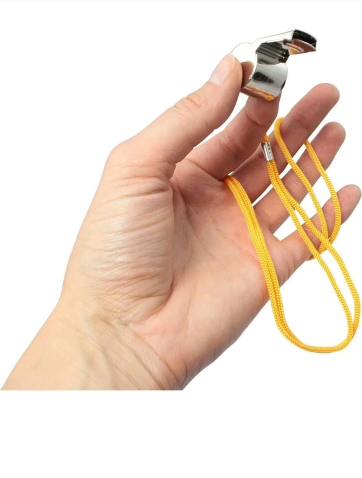 Kamp Deprem Dağcılık Acil Durum Düdüğü Anahtarlıklı