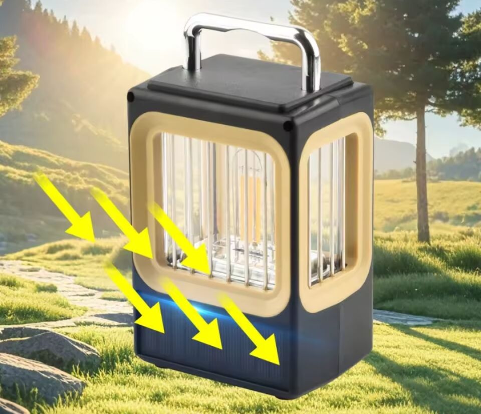 Tasarım Şarj Edilebilir LED Rustik Kamp Doğa Işıldağı Fener