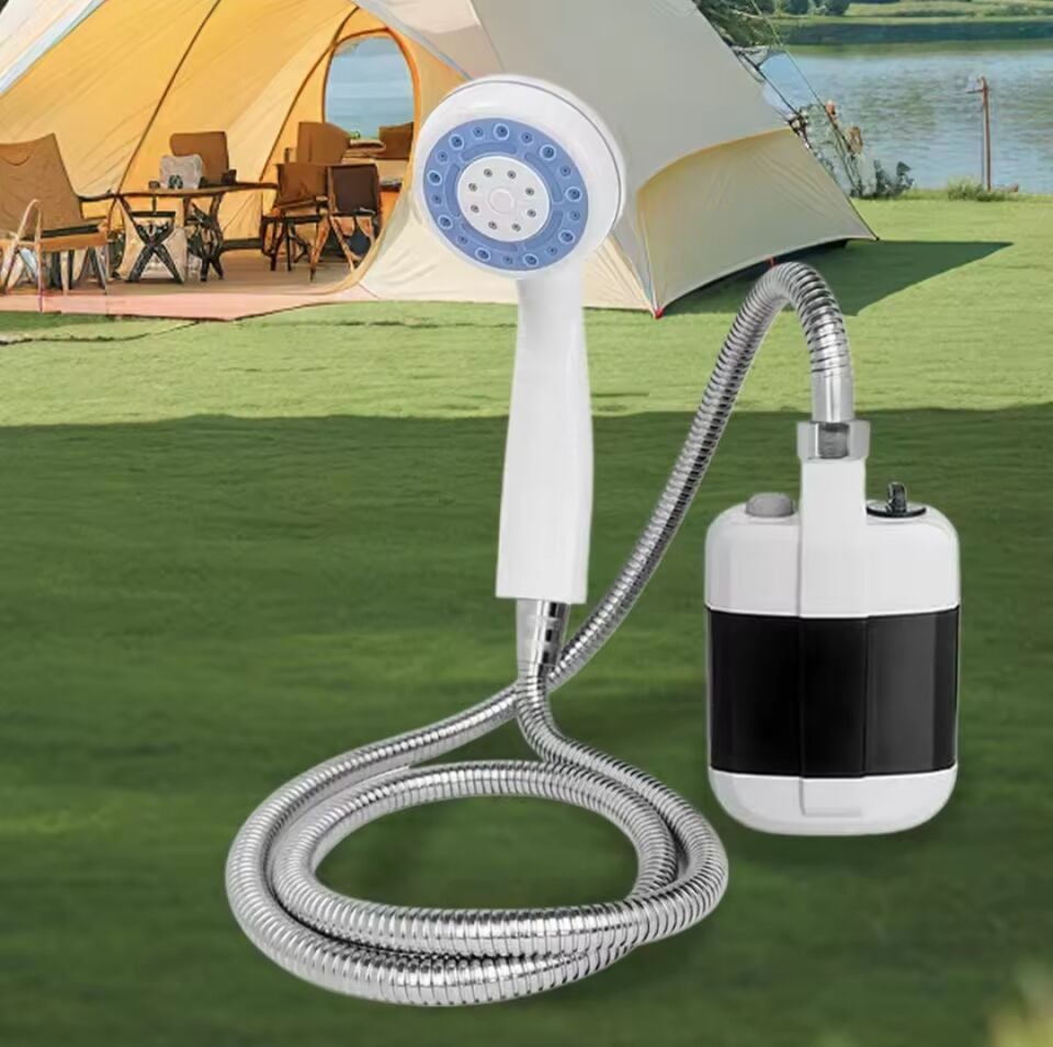 Şarjlı Taşınabilir Kamp Karavan Doğa Duş Seti – Doğada Konforu Yanınızda Taşıyın