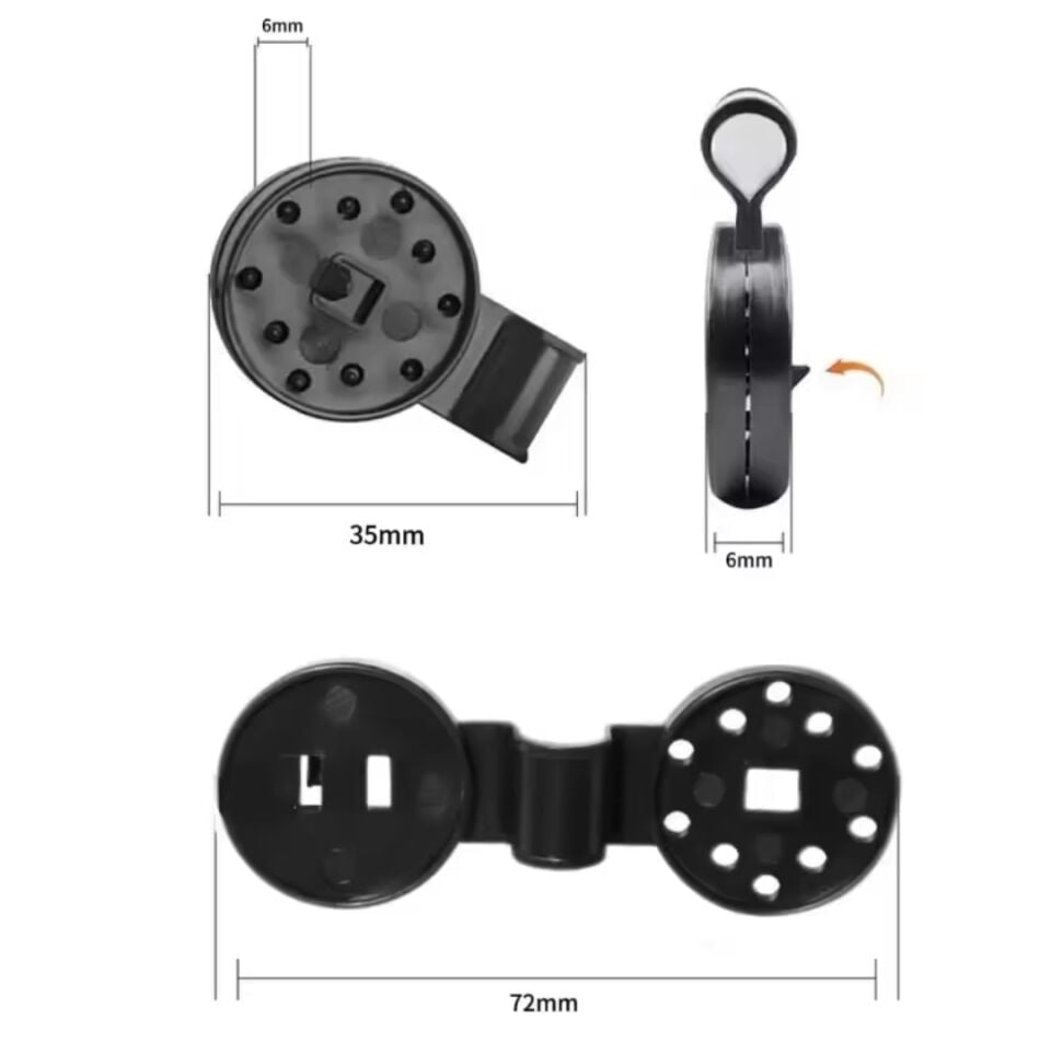 Karavan Kamp Bahçe Gölgelik File ve Branda Çadır Sabitleme Klipsi - 20 Adet