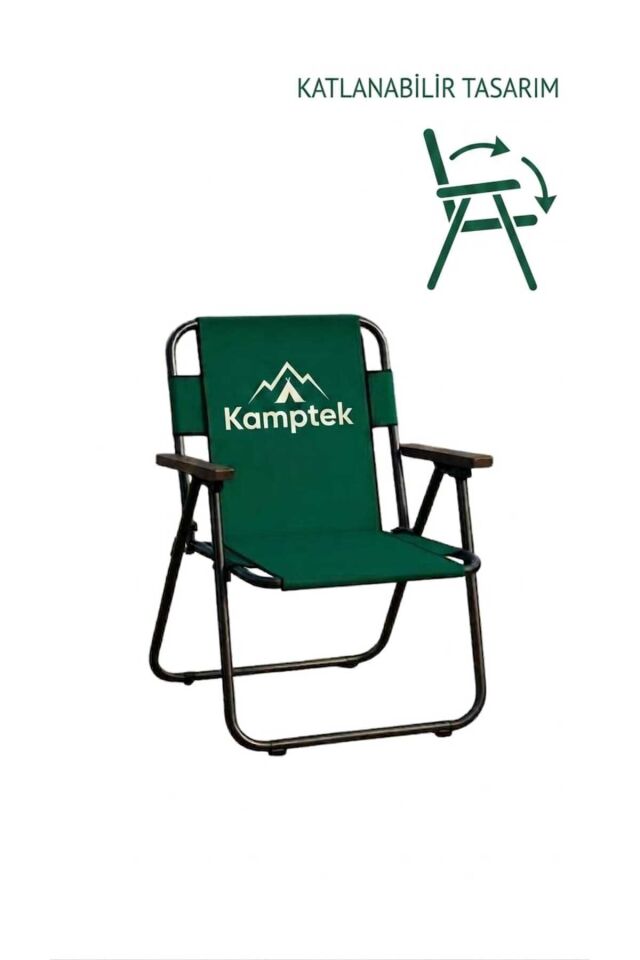 Metal Katlanır Kamp Karavan Doğa Piknik Plaj Outdoor Sandalyesi