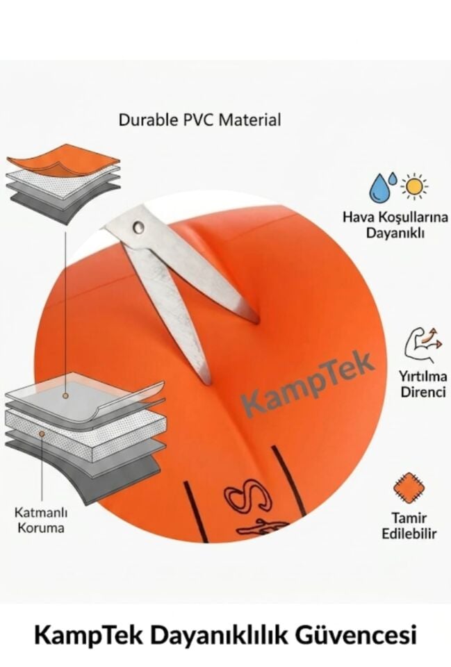 Kamptek Şişme Deniz Havuz Yüzme Kolluğu - Güvenli ve Konforlu Yetişkin Çocuk Kolluğu - Mavi - Pembe - Sarı
